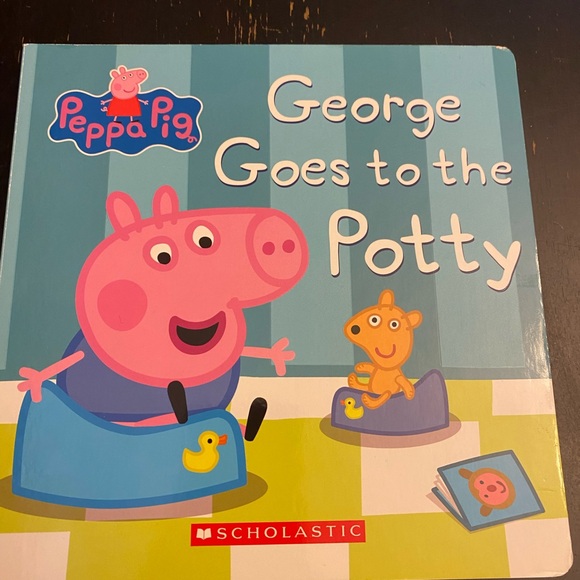Peppa pig’s George goes potty book and bath time playset - Picture 2 of 10
